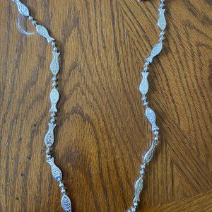 Silver little fish necklace